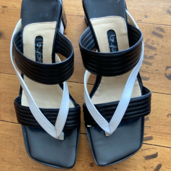 Byblos black and white sandal - Picture 3 of 7
